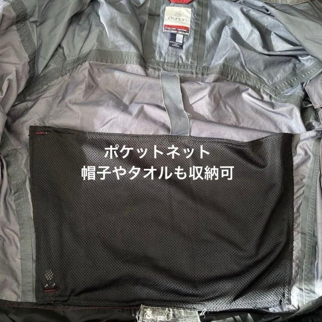 バートン上下ジャケット/パンツ　スノボーウェア　aktrilite刺繍ロゴ　古着