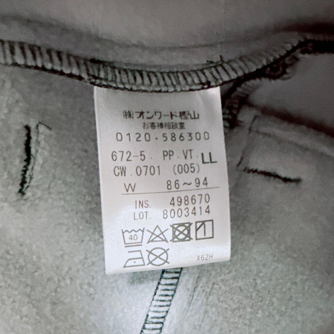 23区GOLF メンズ 裏起毛 ストレッチ パンツ 黒 LL（W86-94）