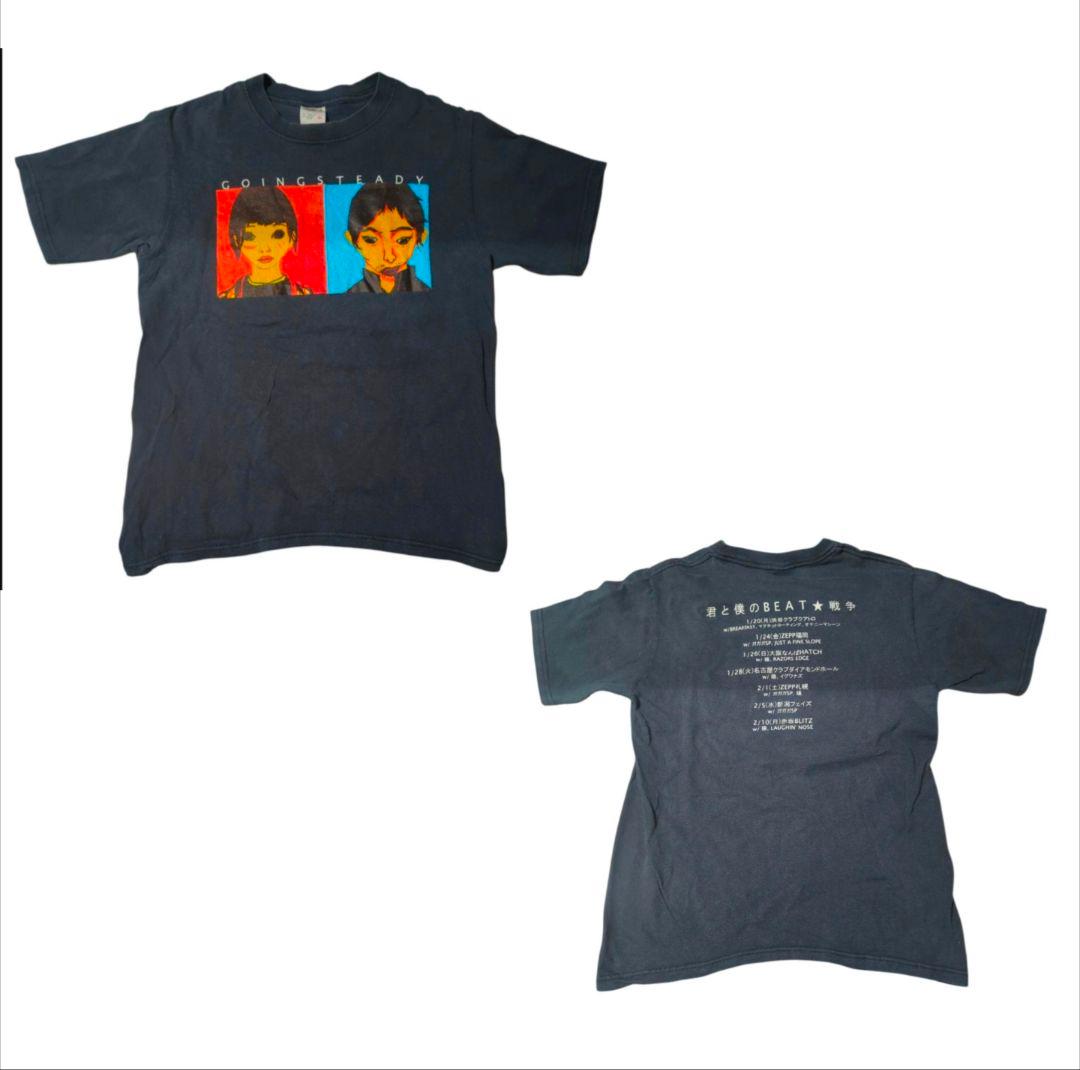 ゴイステツアーT GOING STEADY Tシャツ 黒 anvil 白 セット