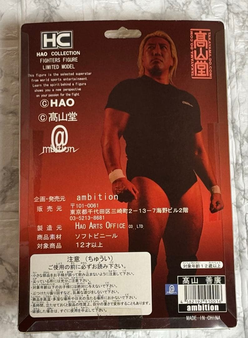 HAO 高山善廣 FIGHTERS FIGURE LIMITED MODEL
