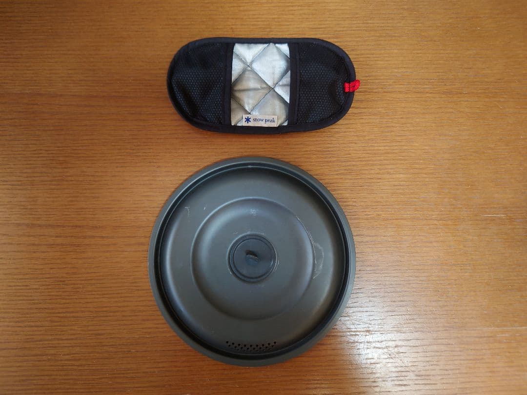 ★便利！　スノーピーク　ヤエンクッカー1500　 取手２ケ付　USED★