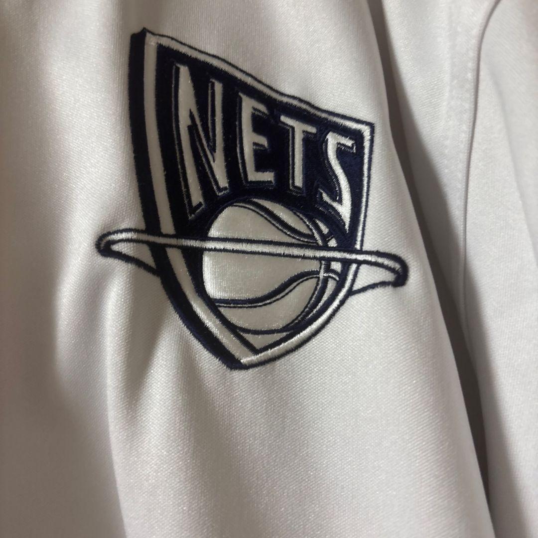NETS ネッツ　ホワイトジャージ NBAロゴ付き　匿名発送