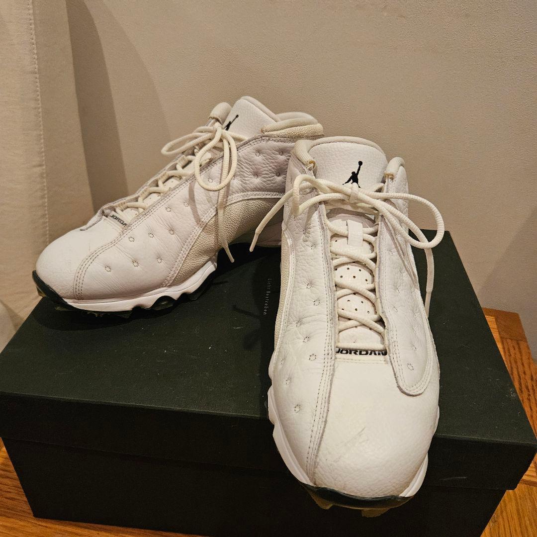 ★NIKE JORDAN13 GOLF White×ホワイト