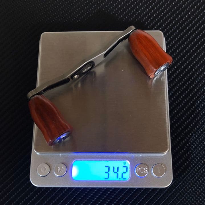 軽量アルミオフセットハンドル&ウッドハンドルノブ フルセット