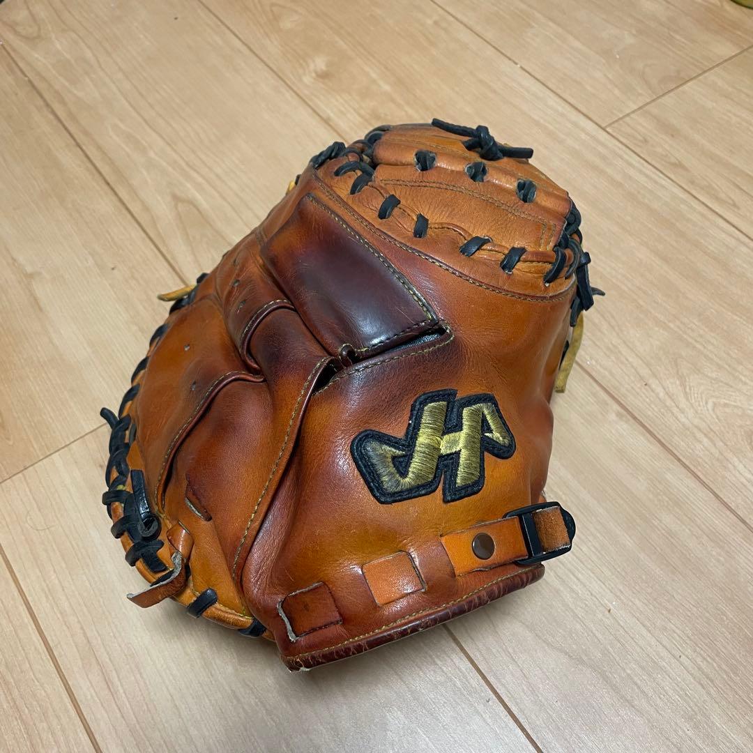 ハタケヤマ　硬式　キャッチャーミット 型付け済　即戦力
