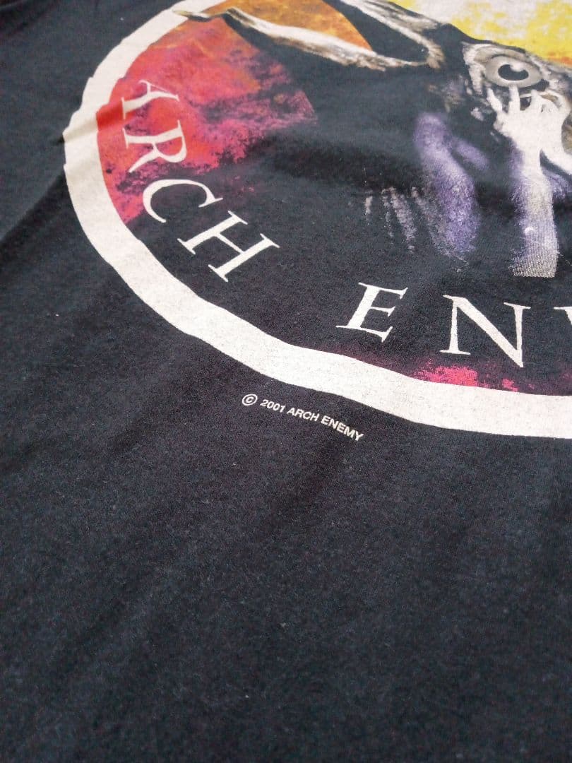 2001年 アーチエネミー ARCH ENEMY 日本ツアー Tシャツ Мサイズ