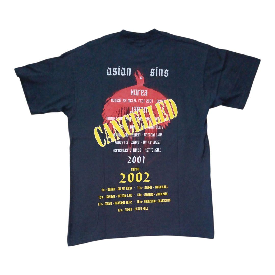 2001年 アーチエネミー ARCH ENEMY 日本ツアー Tシャツ Мサイズ