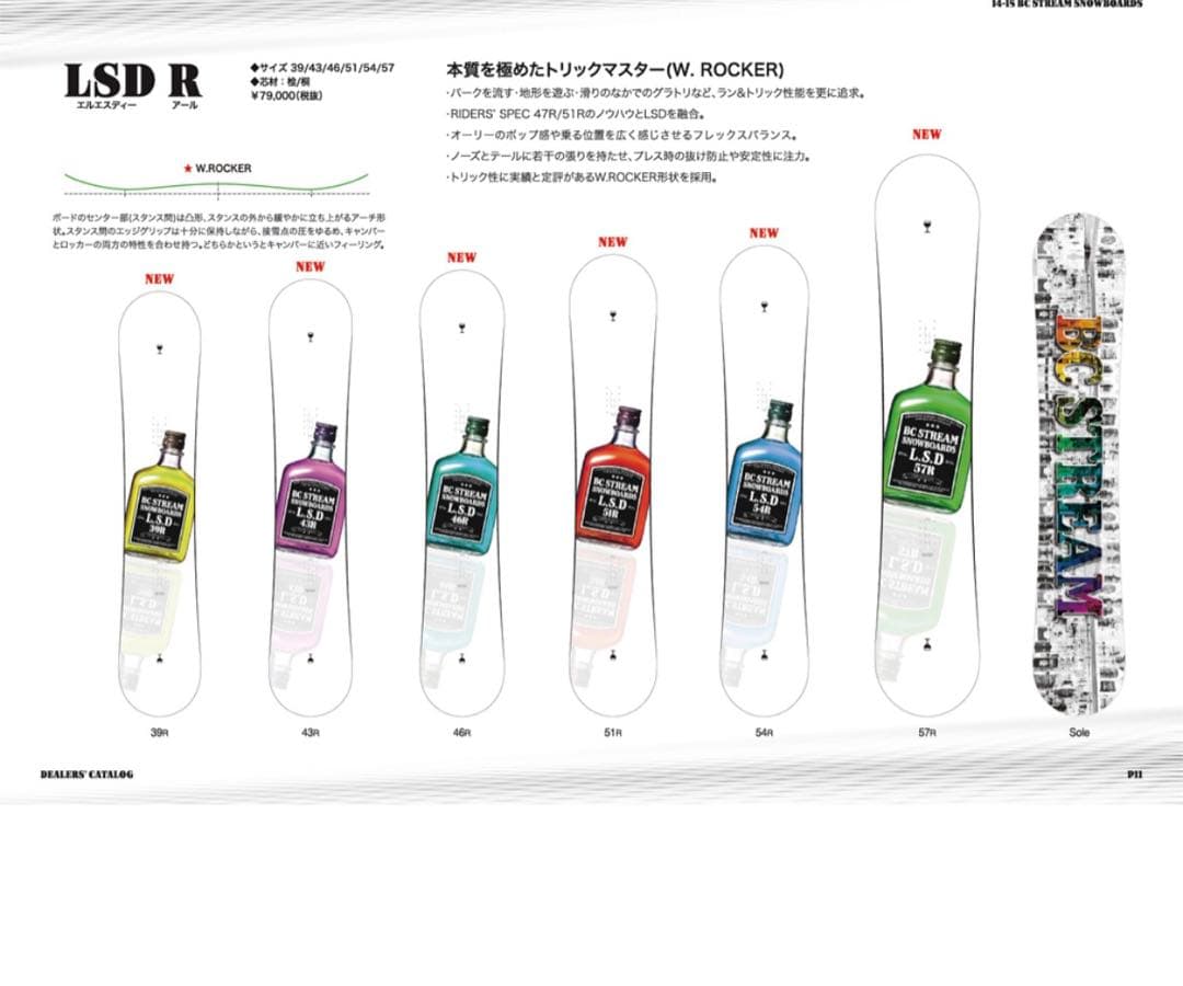 スノーボード LSDR(BC STREAM)