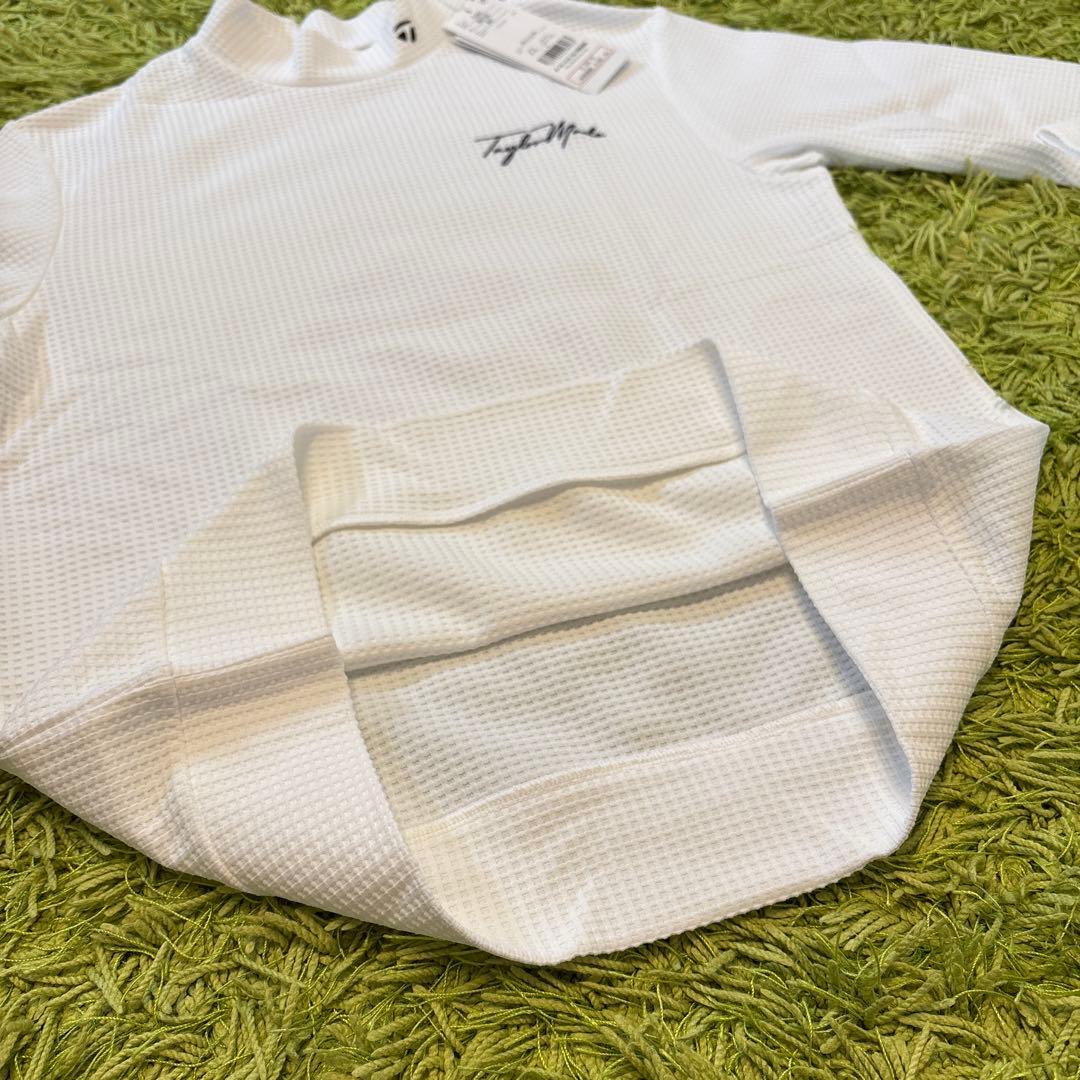 【TaylorMade】M 新品✨春ゴルフ　ロゴモックネックトップス ハイネック