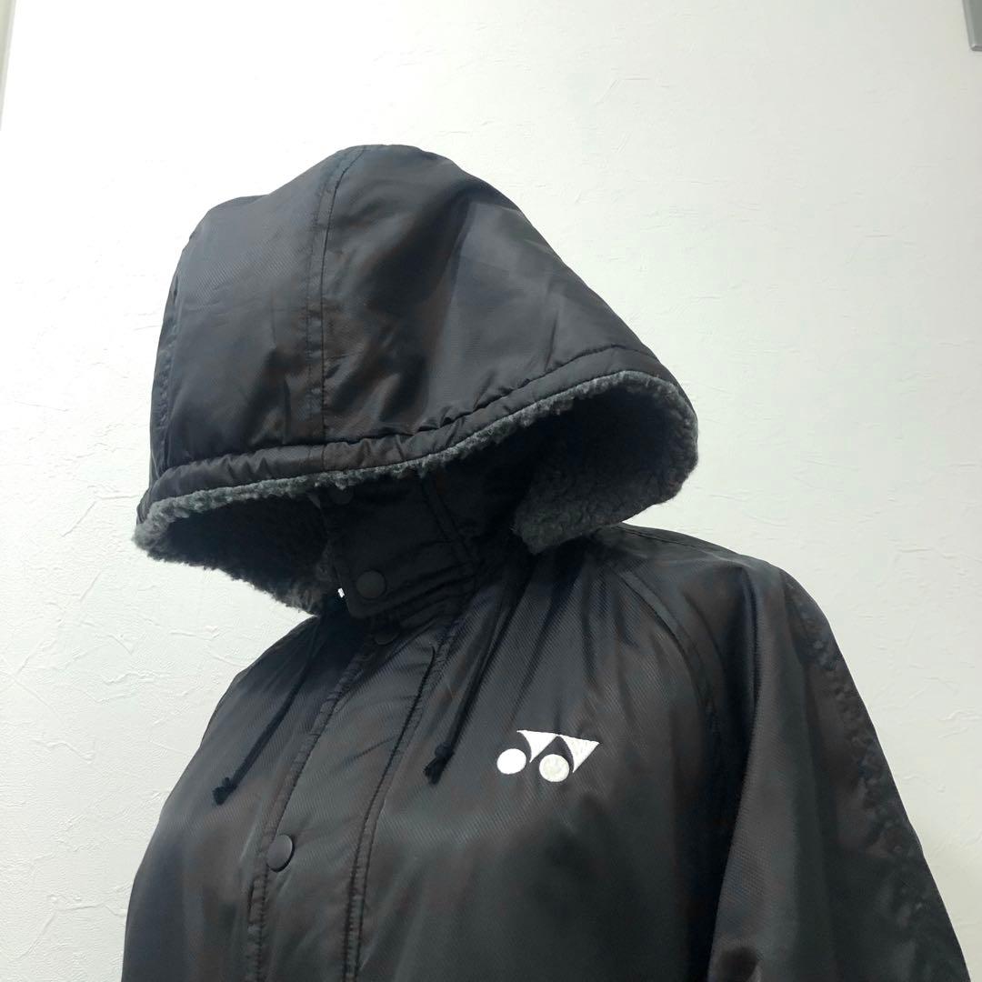 YONEX ヨネックス テニス ロング ベンチコート 黒 M