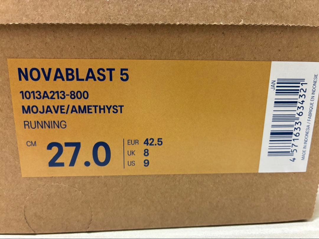 新品未使用 NOVABLAST5 27.0cm