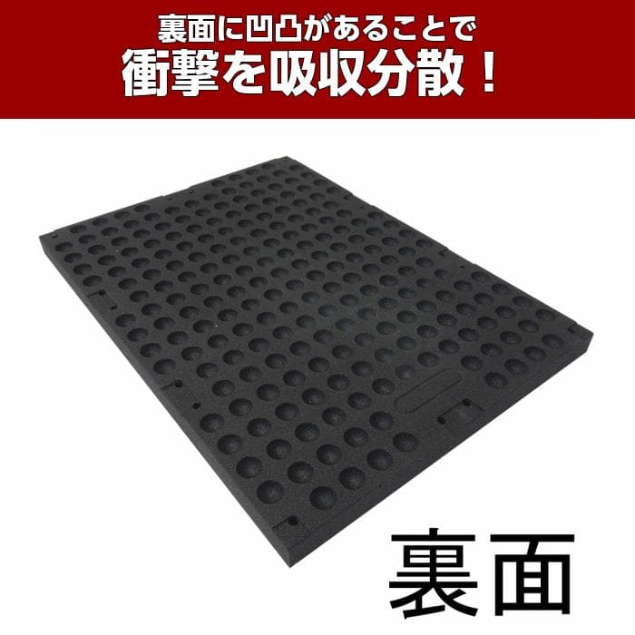 バーベル専用マット　2枚セット送料無料　ダンベル　ジム　防音　防振　トレニンーグ