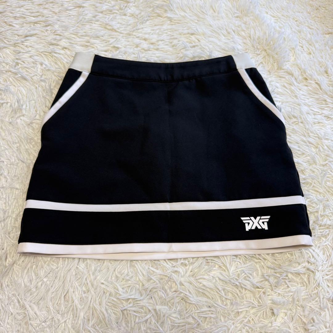 【PXG】美品 セットアップ モックネック スカート ブラック S
