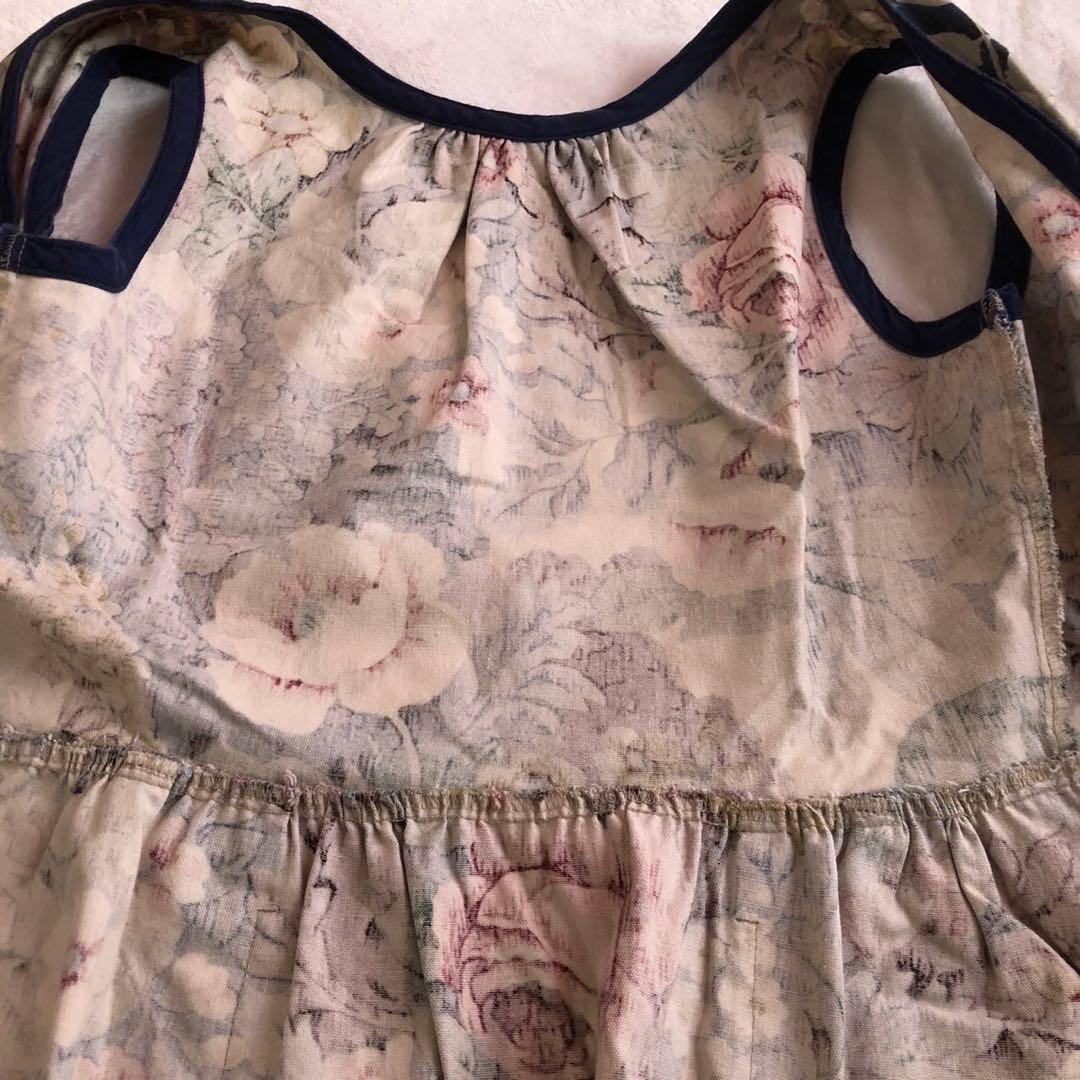 vintage♡70s♡ヴィンテージ♡花柄♡エプロンドレス