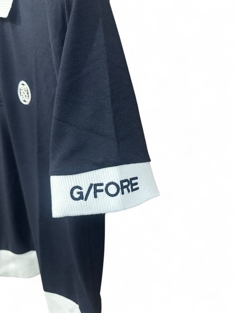 新品未使用☆韓国G/FOREジーフォアレディース半袖シャツsizeMネイビー