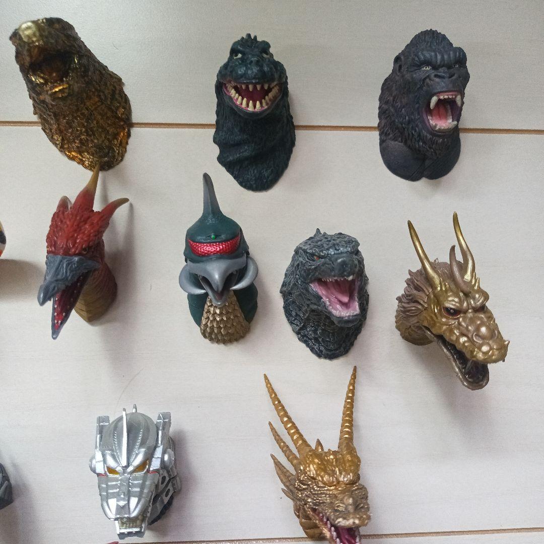 ゴジラ　モンスターヘッドマグネット　27体セット