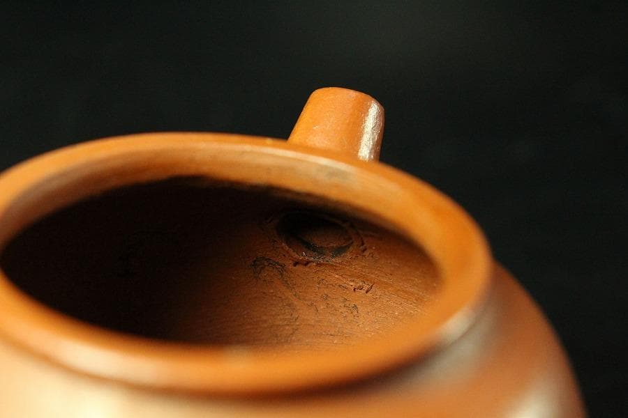 中国美術 煎茶 朱泥 茶器 在印(K-YC691)