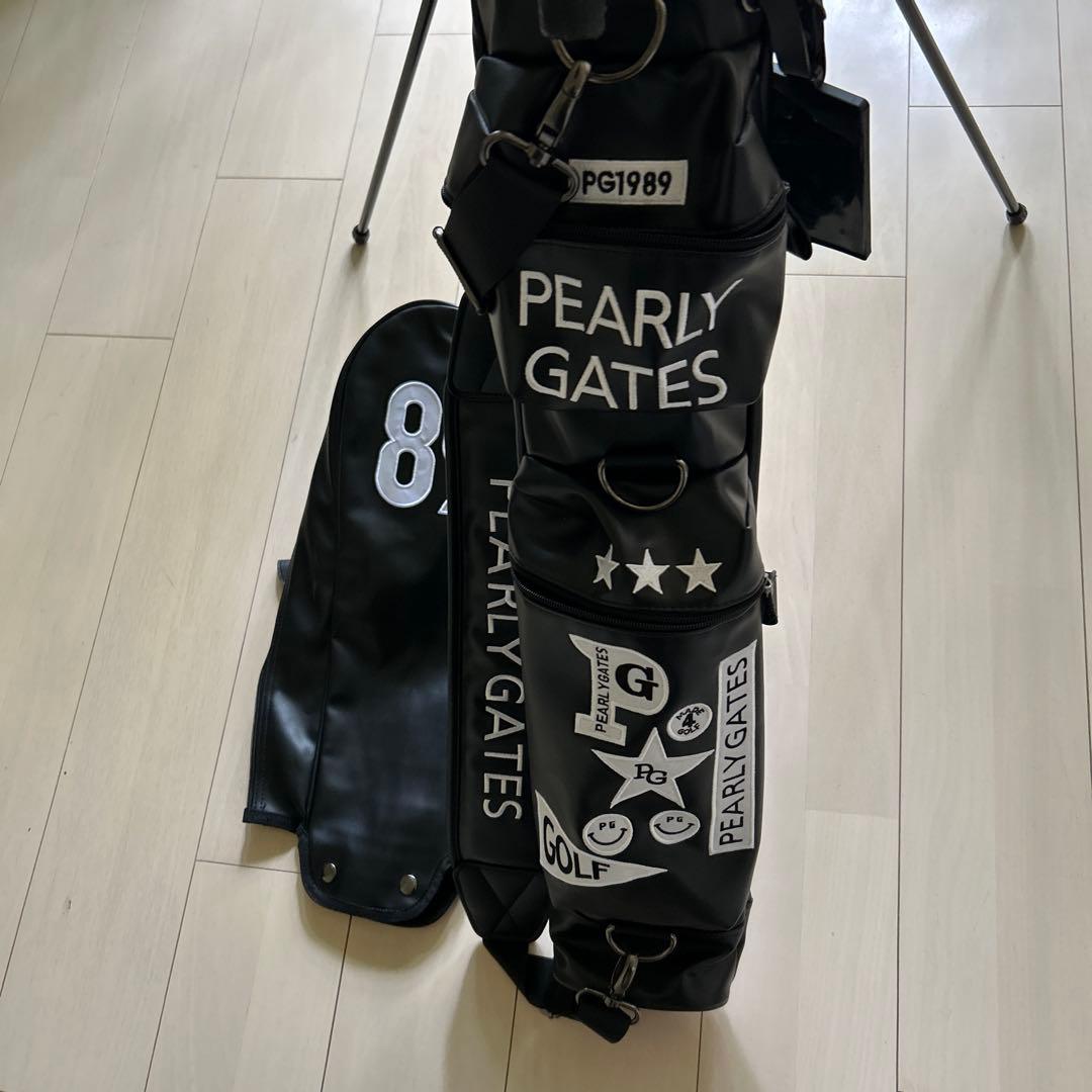 PEARLY GATES ブラック　パーリーゲイツ　セルフスタンドバック