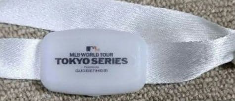 使用済み　3月19日 MLB東京シリーズ チケットと入場記念ライト