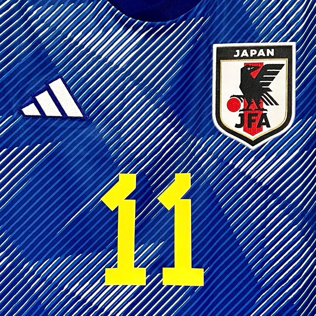 【新品/タグ付き】2022 カタールW杯 日本代表 ♯11 久保建英【Lサイズ】