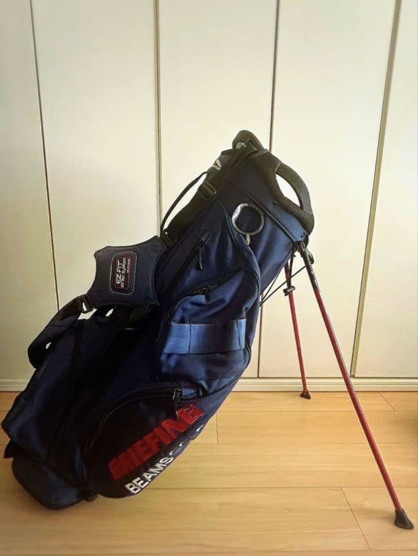 【ユキピロピロ】BRIEFING BEAMS golf ゴルフバック