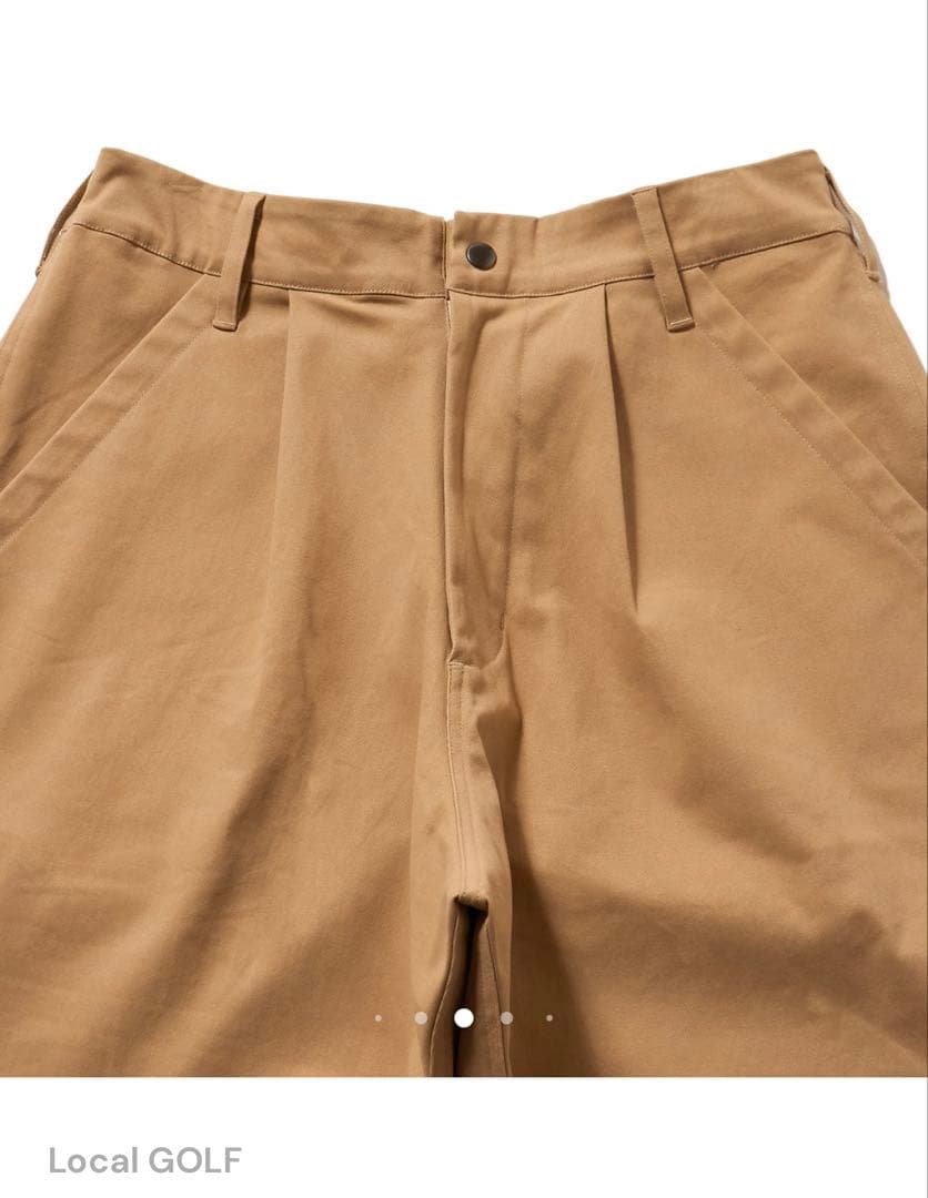 美品Local GOLF LCG ANKLE PANTS BEIGE M/L