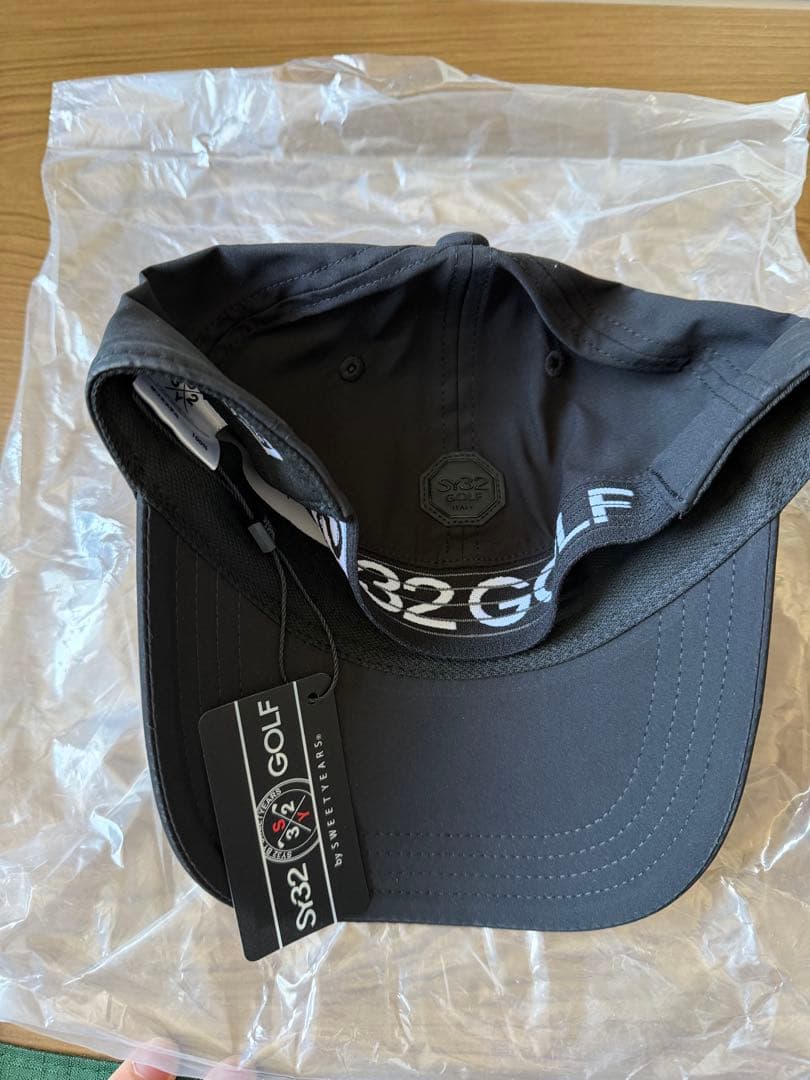 SY32 by SWEET YEARS GOLF CAP ブラック