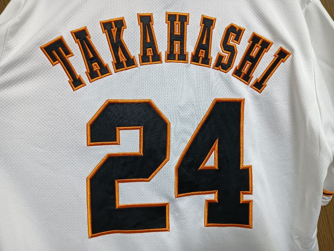 アンダーアーマー 読売ジャイアンツ 高橋由伸 刺繍ユニフォーム XL 紙タグ付き
