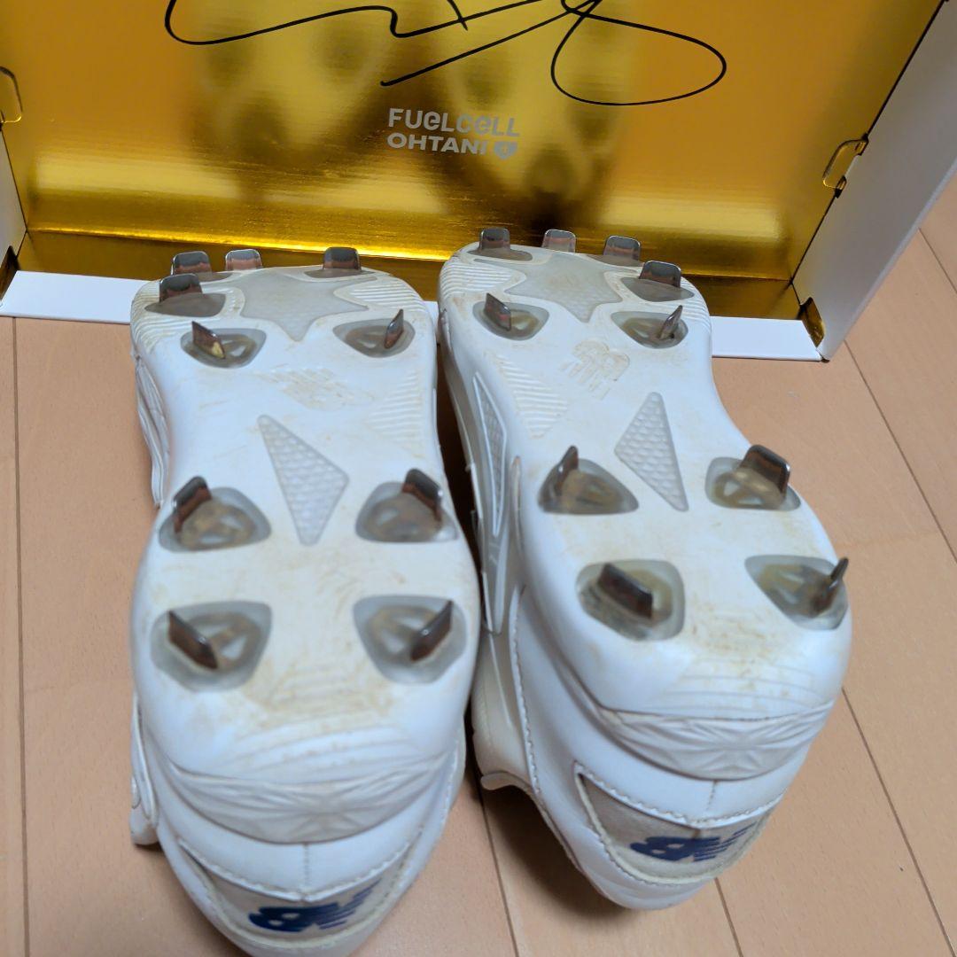 new balance S01 スパイク ホワイト/ネイビー 箱付き