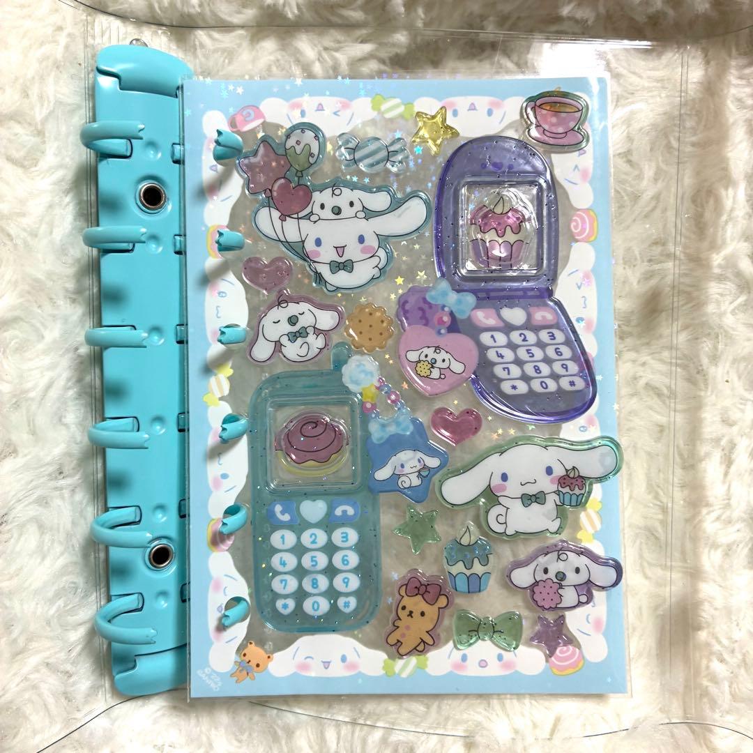 正規品　シール帳　完成品　サンリオ　シナモン　ボンボンドロップ　うるちゅるシール