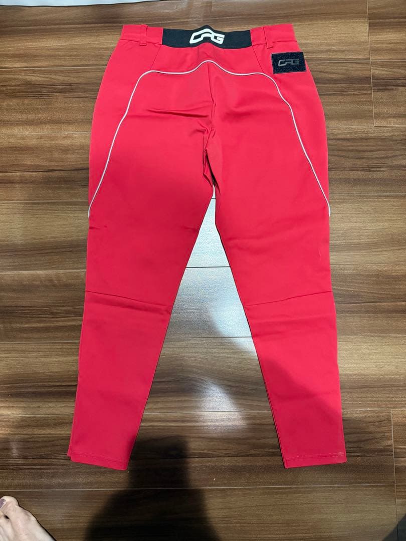 CPG ゴルフ スリムフィット レッドパンツ