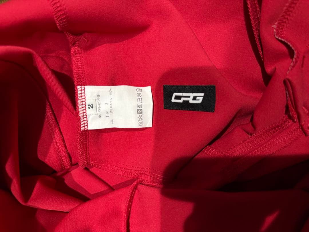 CPG ゴルフ スリムフィット レッドパンツ