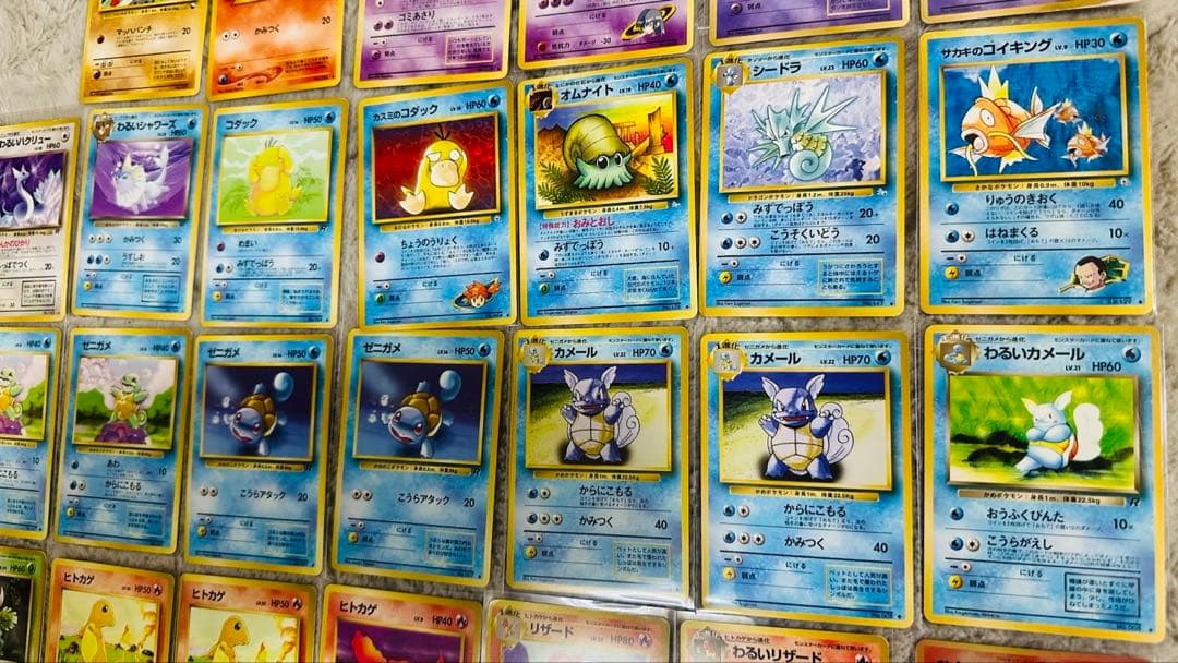 ポケモン旧裏カード37枚＋1枚オマケ　まとめ売り　ピカチュウなど　当時もの