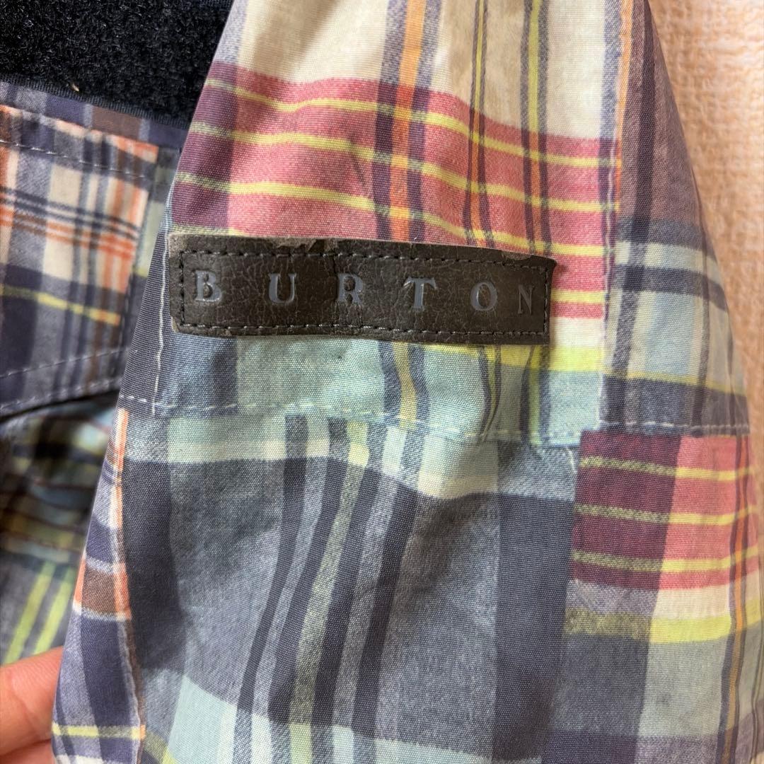 BURTON チェック柄 スノーボードジャケット