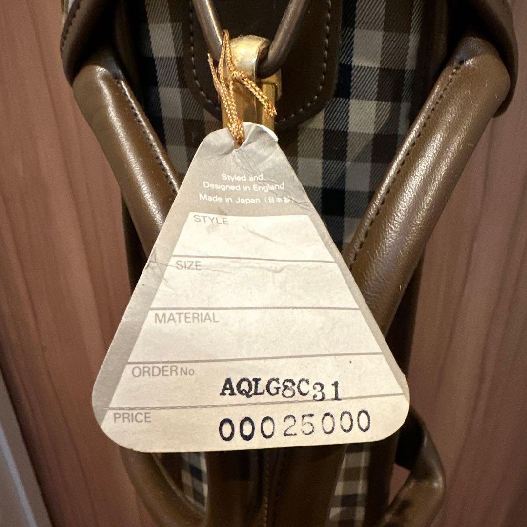 ※未使用、タグ付き アクアスキュータム Aquascutum ゴルフクラブケース