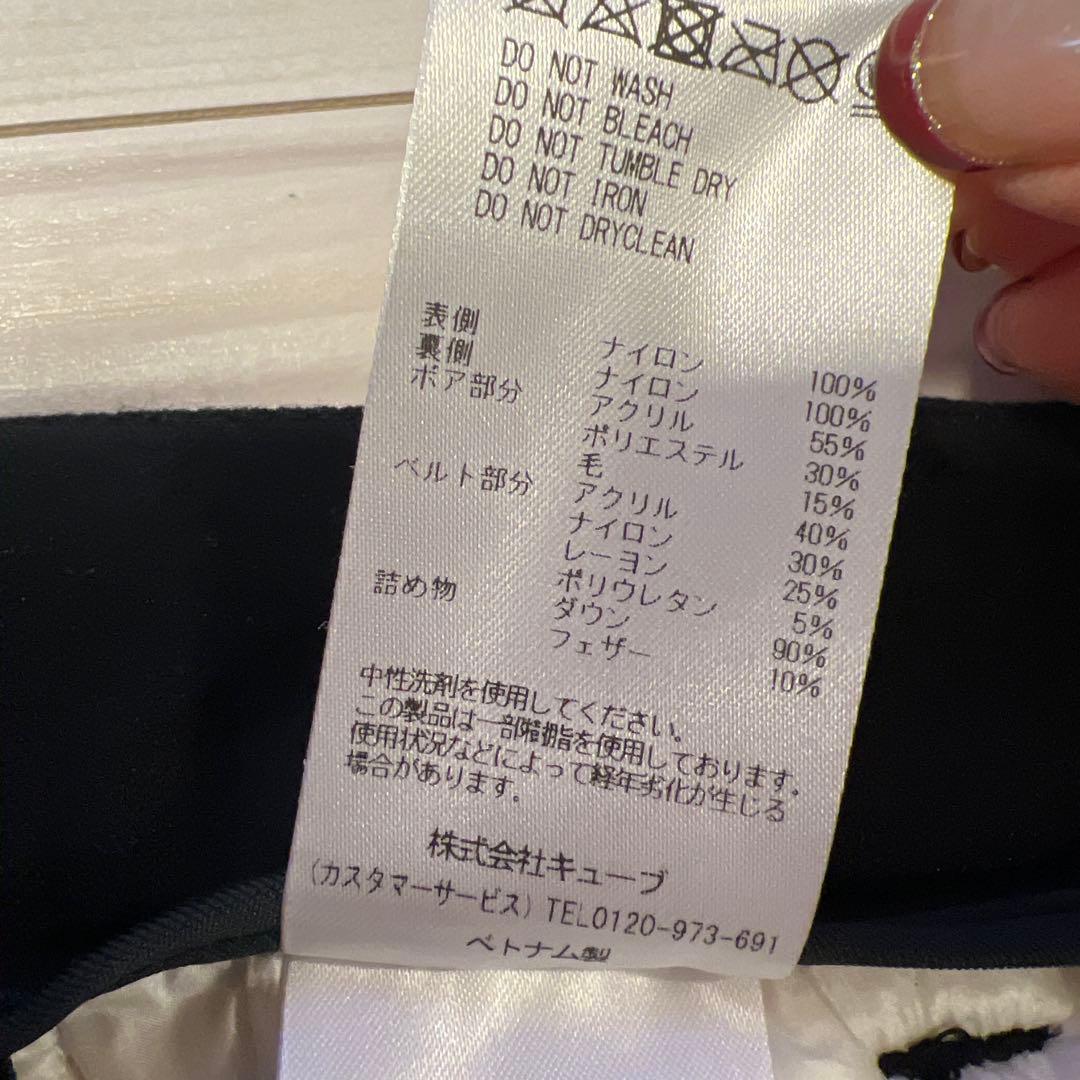 週末お値下げMARK & LONA ゴルフスカート ホワイト/ブラック38 美品