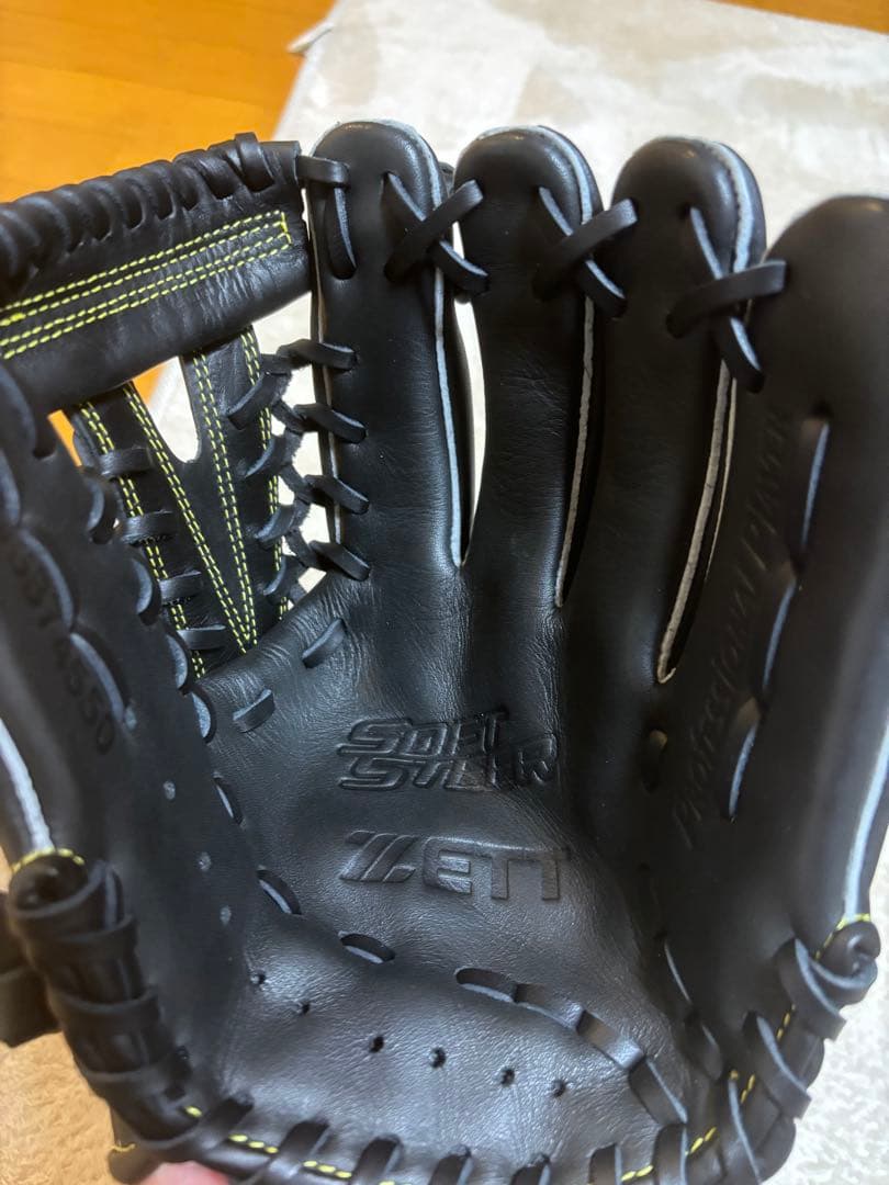 ZETT 軟式グローブ 黒 少年野球