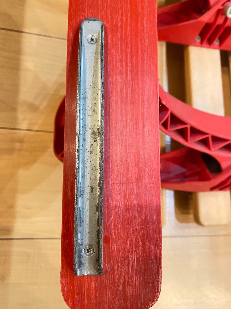 ドイツ製 木製ソリ Swingrodel 赤 1-2人用