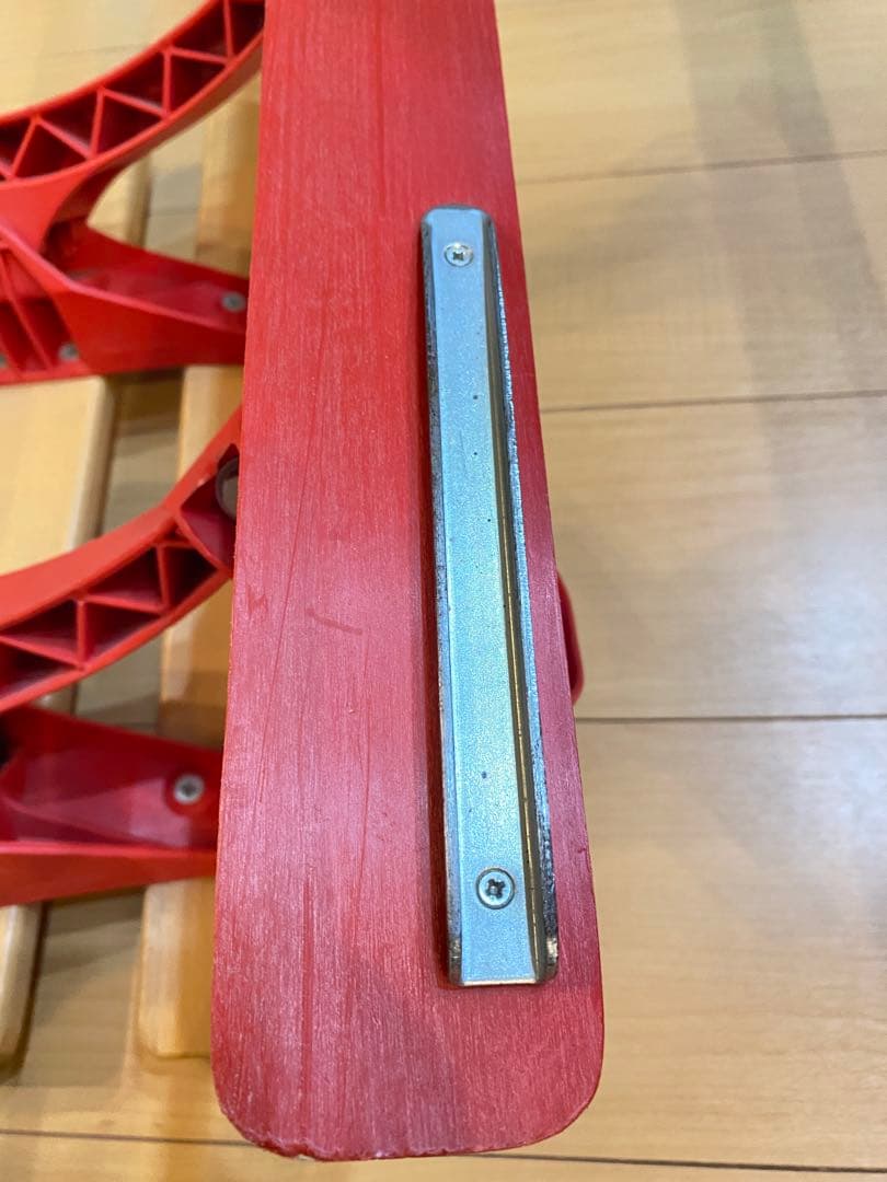 ドイツ製 木製ソリ Swingrodel 赤 1-2人用