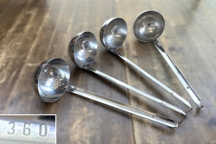 玉虎堂製作所 マルタマ ステンレス 業務用 スープレードル 8点セット