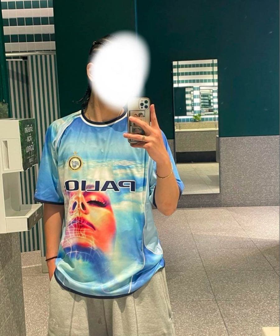 ウェア palace umbro away shirt dream sky