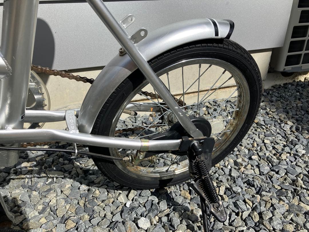 折りたたみ自転車 シルバー コンパクト16 OTOMO