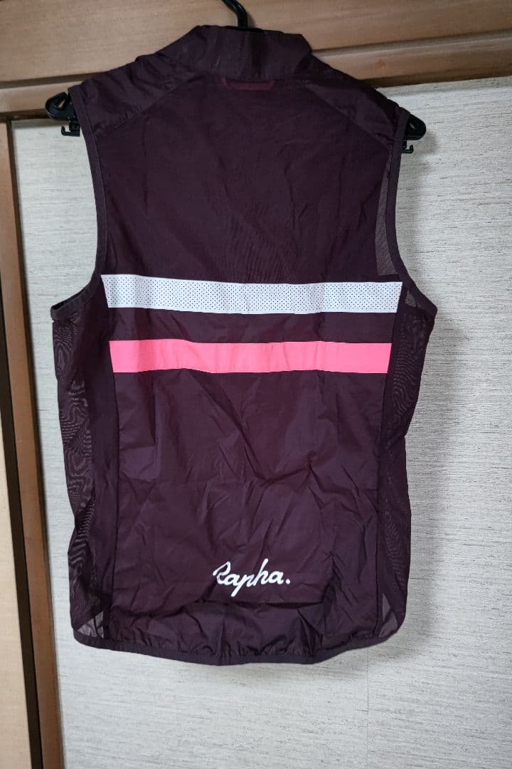 Rapha ラファ ジレ Medium バーガンディ