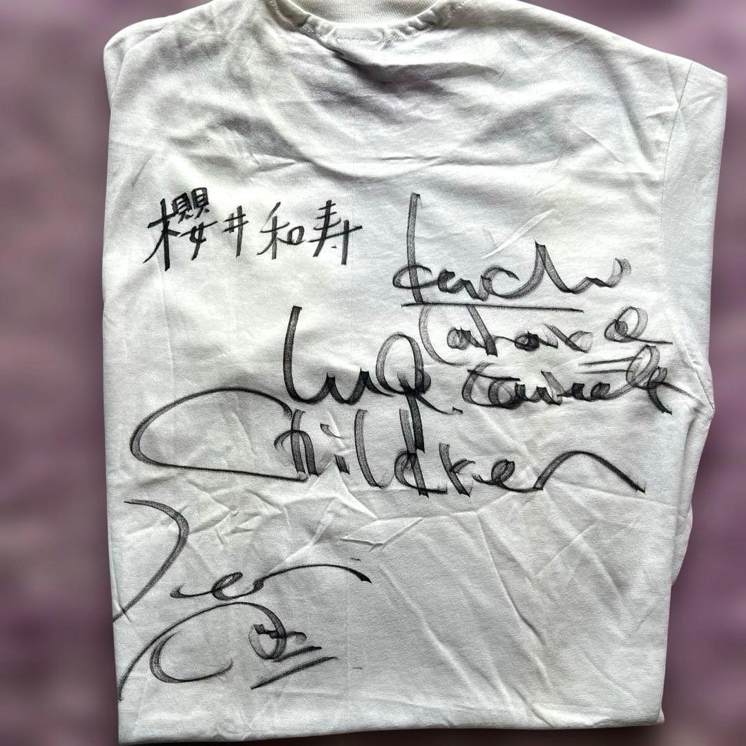 Mr.Children 櫻井和寿さんフルネーム漢字 表記サインTシャツ （レア）