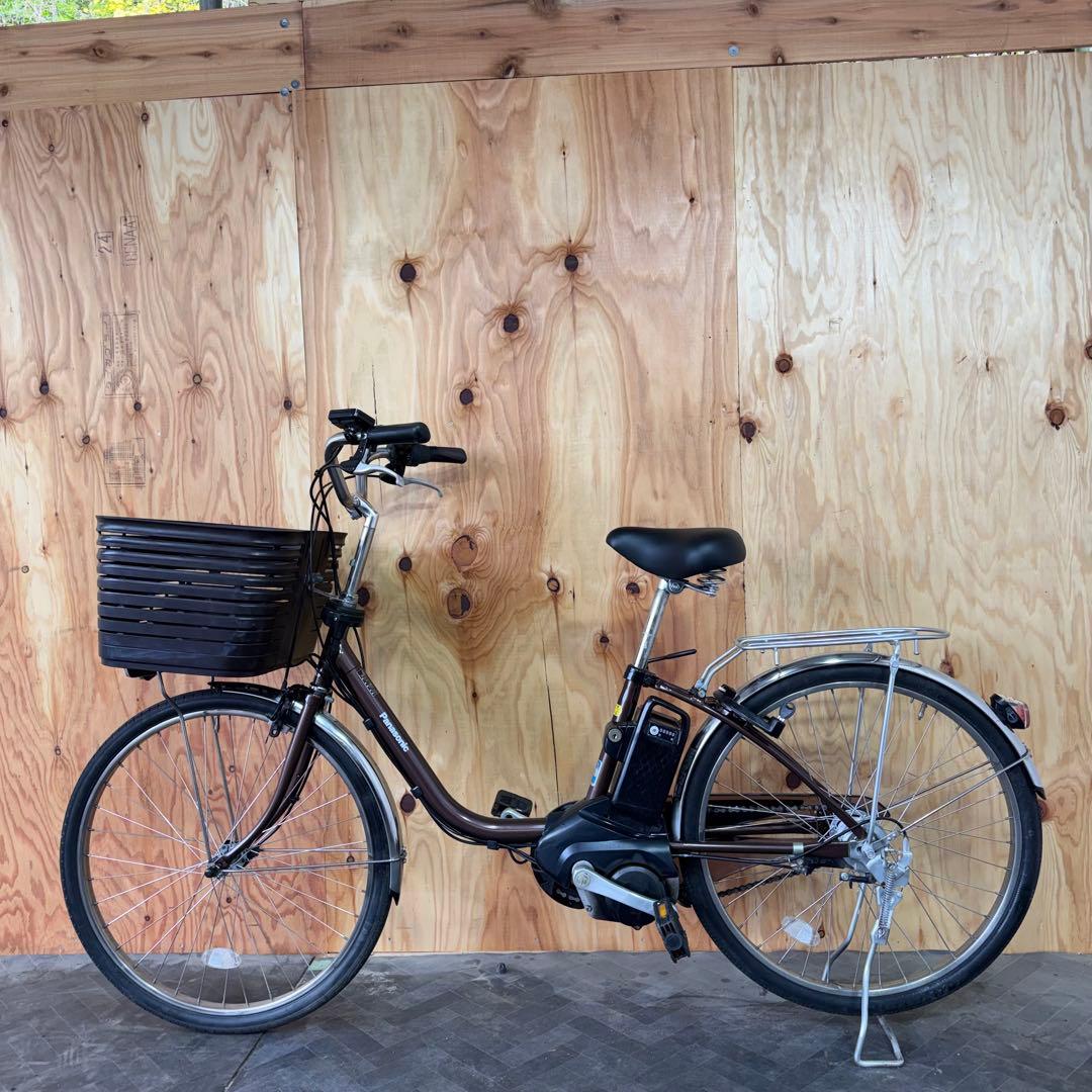 電動アシスト自転車 シティタイプ 黒 バスケット付き バッテリー16ah