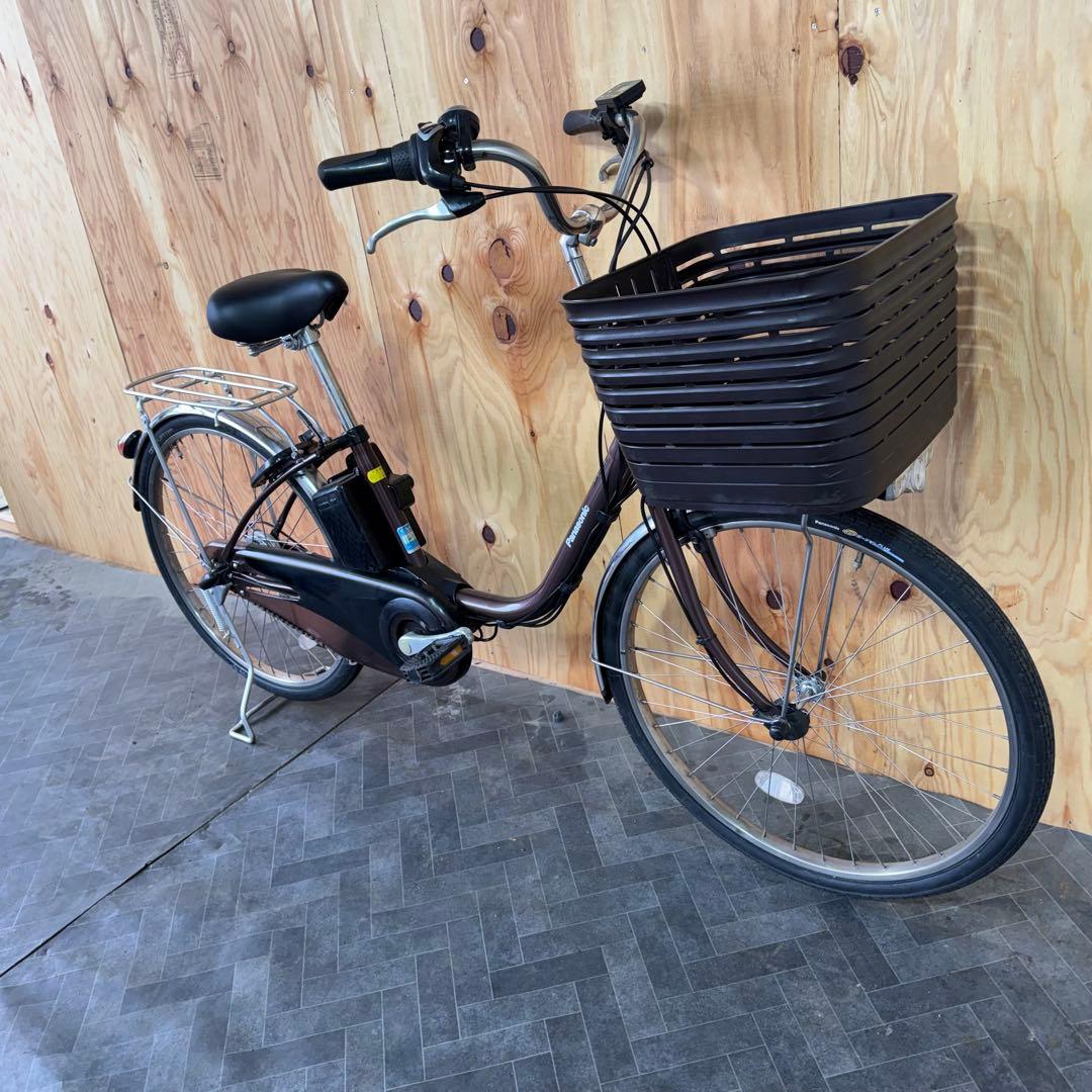 電動アシスト自転車 シティタイプ 黒 バスケット付き バッテリー16ah