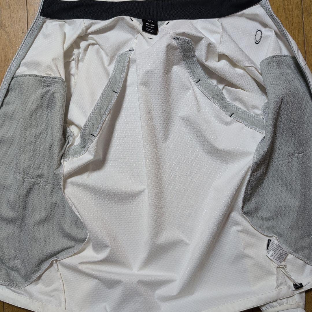 美品　OAKLEY GOLF トラックジャケット ブルゾン‼️Lホワイト白
