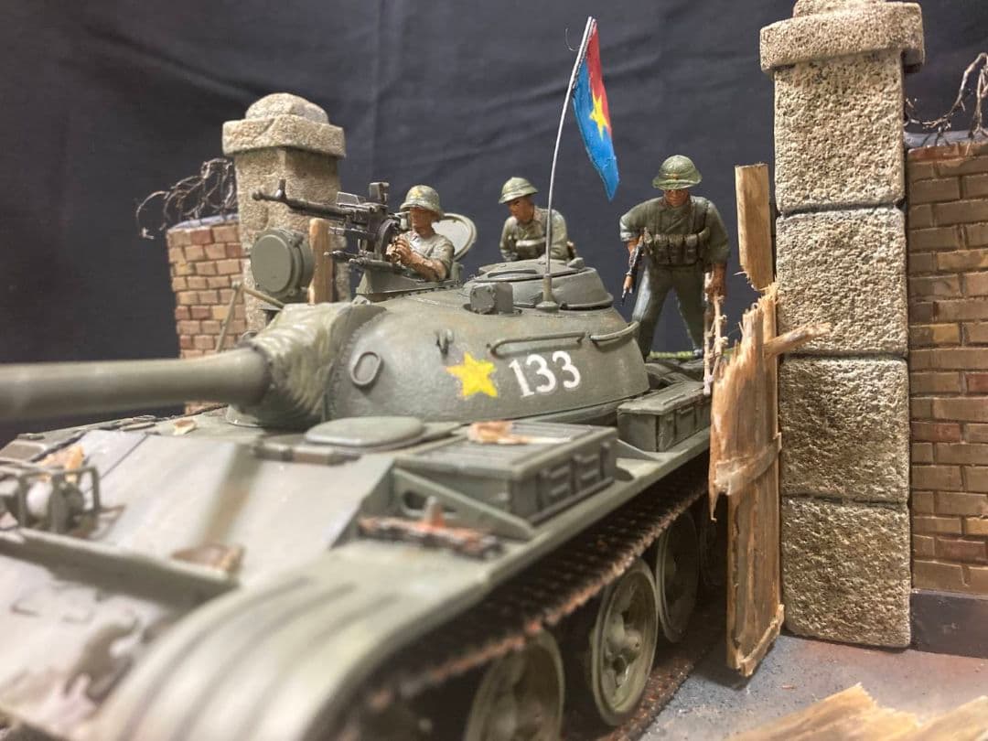T55 A サイゴン陥落 ミリタリー　ジオラマ