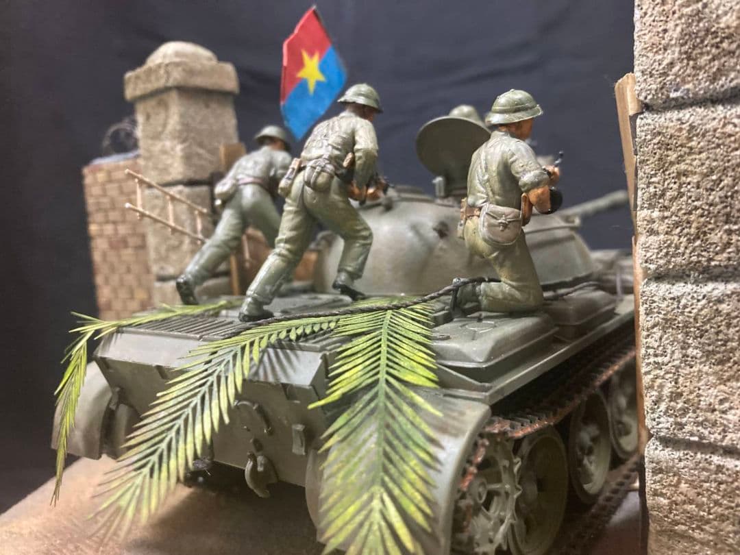 T55 A サイゴン陥落 ミリタリー　ジオラマ