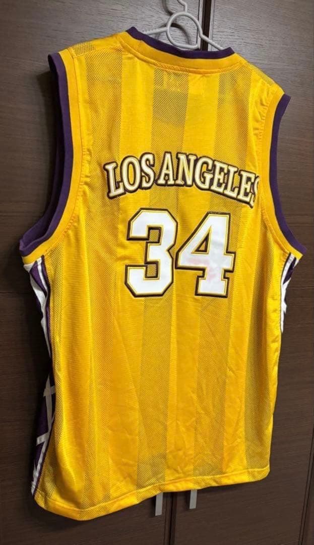 【激レア】212NYC×NBA レイカーズ シャック #34 ゲームシャツ L